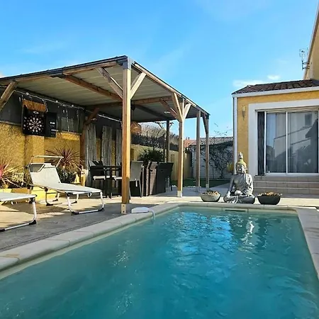 Villa Zen Chez Delphine 6 Personnes Piscine Wifi Terrain De Petanque Frontignan