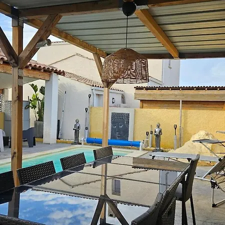 Zen Chez Delphine 6 Personnes Piscine Wifi Terrain De Petanque * Frontignan