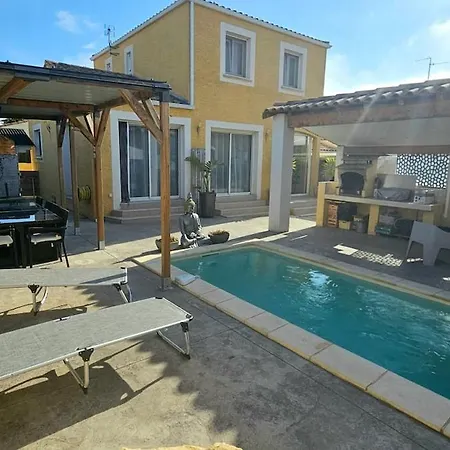 Zen Chez Delphine 6 Personnes Piscine Wifi Terrain De Petanque * Frontignan